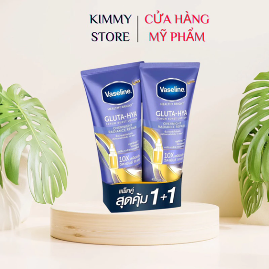 Combo 2 chai sữa dưỡng thể vaseline gluta hya 300ml thái lan