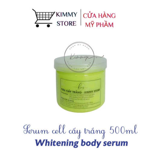 Lẻ hộp 500g cell cấy trắng sữa kích tẩy mạnh - whitening body serum