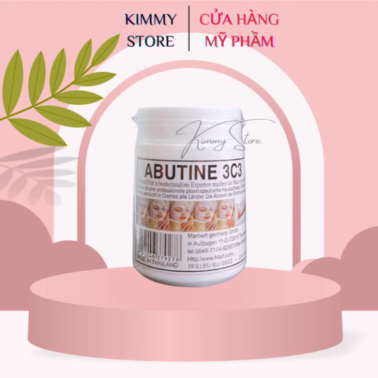 kích trắng abutine 3C3 màu hồng dạng kem lẻ hộp 200g