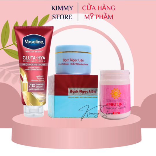 Combo kem bạch ngọc liên tẩy mạnh