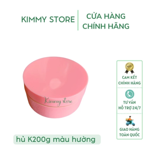 Lẻ hủ nhựa đựng kem 200g màu đen