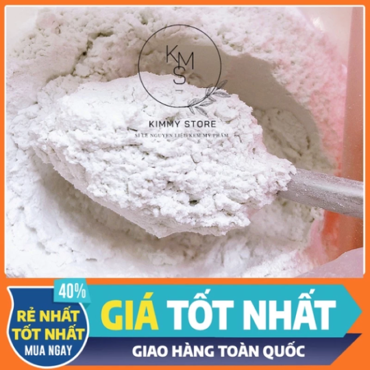 Lẻ 1 túi zip 50g bột tẩy kích trắng màu trắng