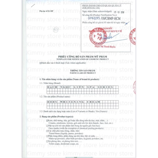 01 Bộ kem bạch ngọc liên và Tắm trắng bạch ngọc liên spa series