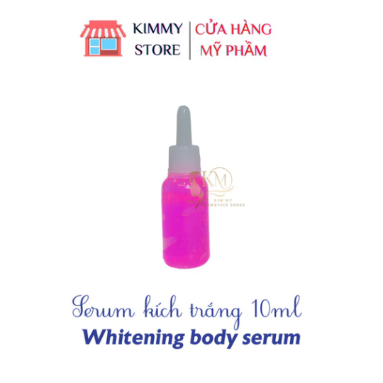 Serum kích tẩy trắng cực mạnh pha kem 10ml - whitening body serum