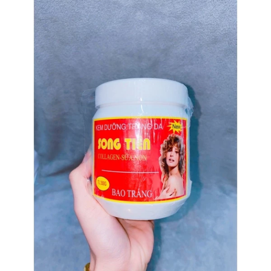 Lẻ 1 hộp 350g lotion velvet whitening chữ đỏ