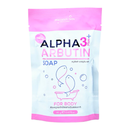 Soap xà phòng kích trắng da Alpha arbutin 3plus 80g