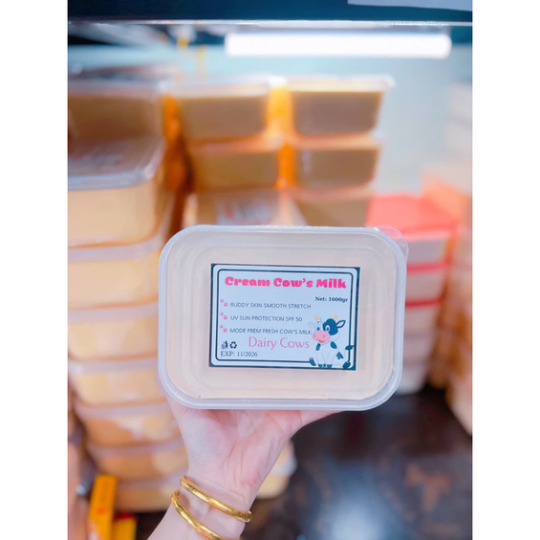 Lẻ hộp 1000g kem body cốt uv kimmy creamuv màu vàng đậm