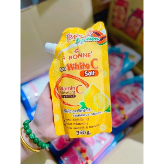 muối tắm sữa bò tẩy da chết A bonne spa milk salt thái lan 350g có vòi