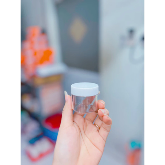 Hủ đựng kem 30g nắp đen