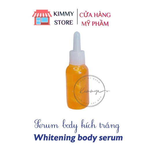 Serum kích tẩy trắng cực mạnh pha kem 10ml - whitening body serum