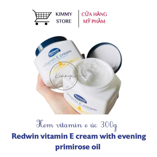 Kem dưỡng ẩm Redwin Vitamin E cream Úc hộp 300g chuẩn
