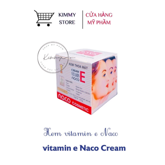 kem vitamin E NACO 3 mặt lẻ 1 hộp 45g