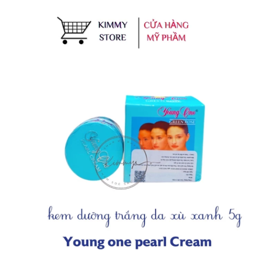 Kem dưỡng trắng da young one xanh 5g hàng cty
