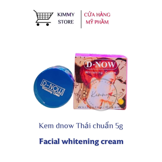 Lẻ 1 hộp 5g kem dưỡng trắng da Dnow chuẩn thái