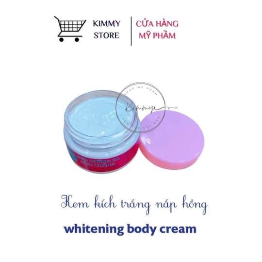 Lẻ hộp kem kích trắng nắp màu hồng