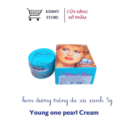 Kem dưỡng trắng da young one xanh 5g hàng cty