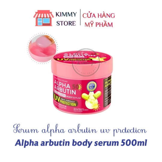 Kem Alpha Arbutin collagen body serum SPF50