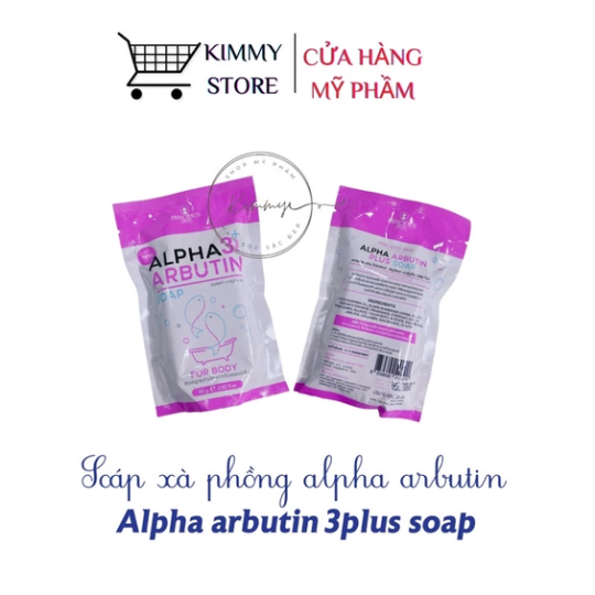 Soap xà phòng kích trắng da Alpha arbutin 3plus 80g