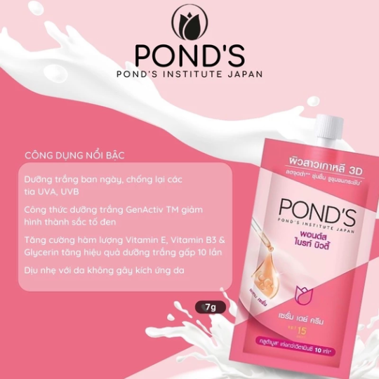 Lẻ 1 gói nhỏ kem pond’s thái xịn