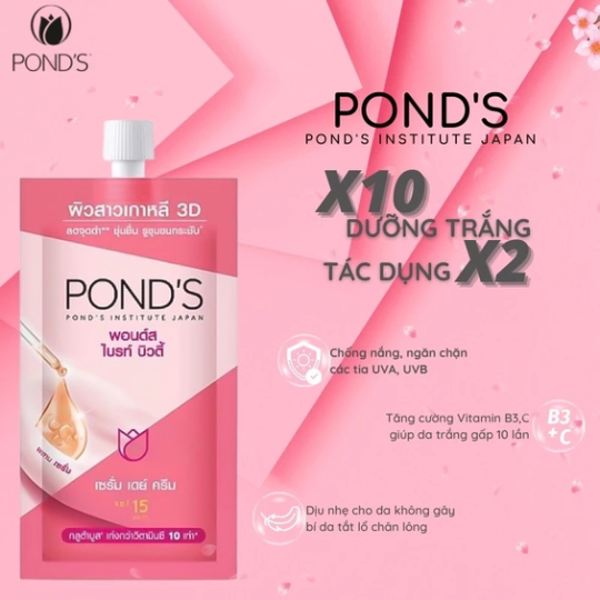 Lẻ 1 gói nhỏ kem pond’s thái xịn