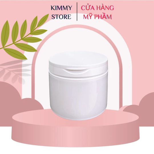 Hủ nhựa đựng kem 500g nắp bật nhựa cao cấp có seal bên trong