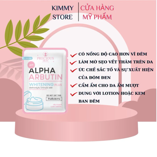 10 Viên cấy trắng alpha arbutin 3plus thái lan kích trắng