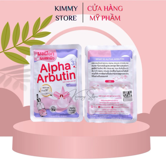 Túi 10 viên cấy trắng alpha Arbutin 3 plus UV