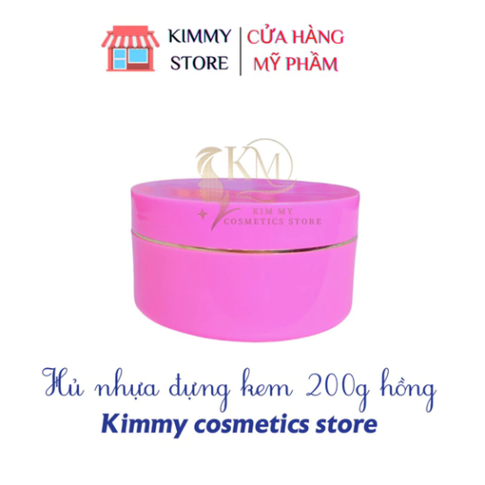Hủ đựng kem 200g đủ màu