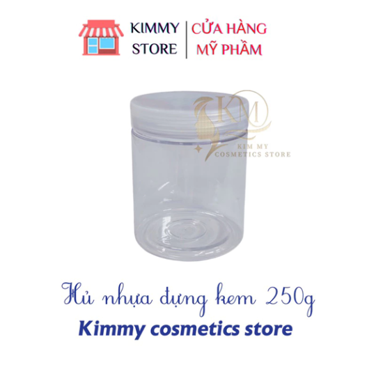 Lẻ hủ nhựa đựng kem 200g trong suốt