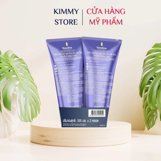 Combo 2 chai sữa dưỡng thể vaseline gluta hya 300ml thái lan
