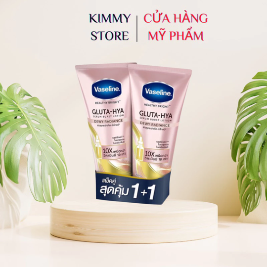 Combo 2 chai sữa dưỡng thể vaseline gluta hya 300ml thái lan
