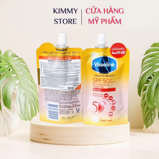 Combo dưỡng thể vaseline 50X + Viên cấy trắng alpha arbutin thái lan chính hãng