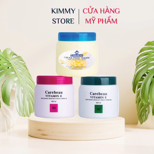 Kem dưỡng da Carebeau Vitamin E 500g hồng Thái Lan