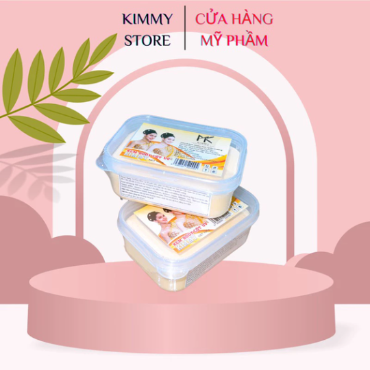 Kem body cốt uv kimmy thái nhỏ 100g màu vàng và trắng