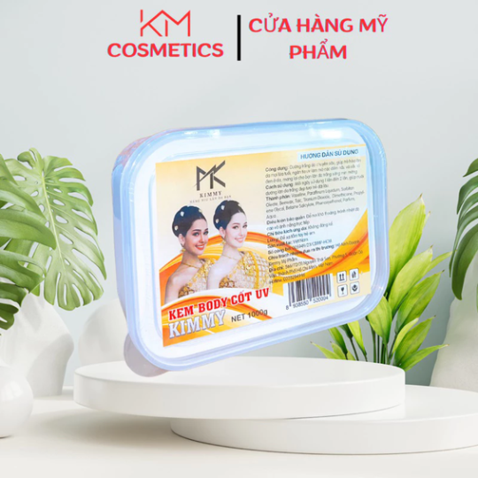Lẻ 1 hộp 1kg kem body cốt uv kimmy màu trắng