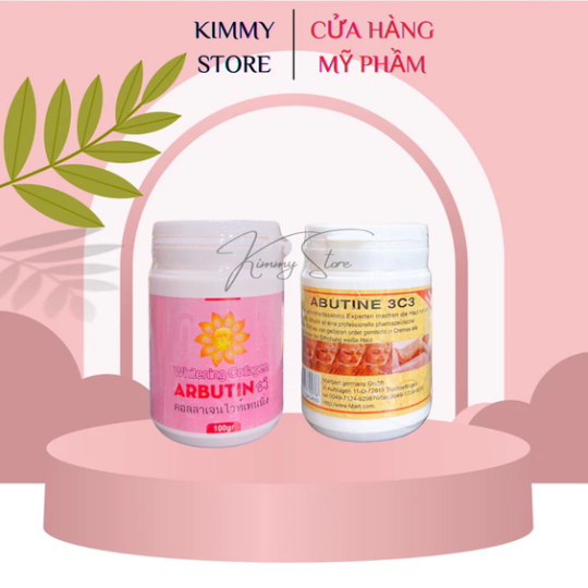 Lẻ hộp kem kích trắng abutine 3c3 hồng 100g