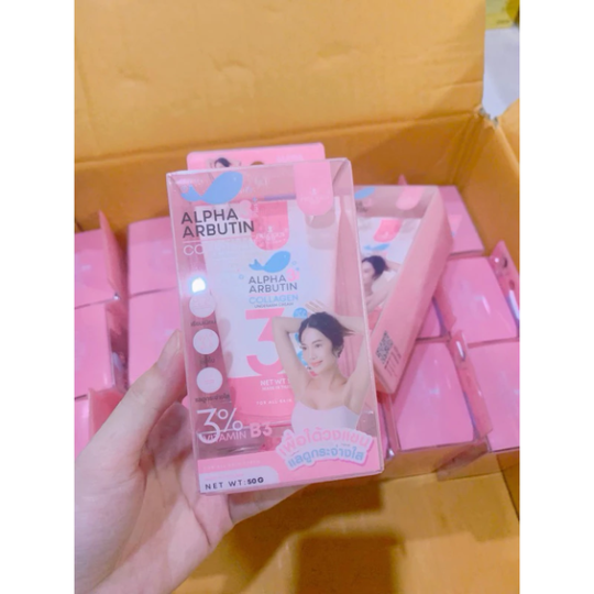 Kem dưỡng trắng da nách Alpha arbutin 3Plus 50g thái lan