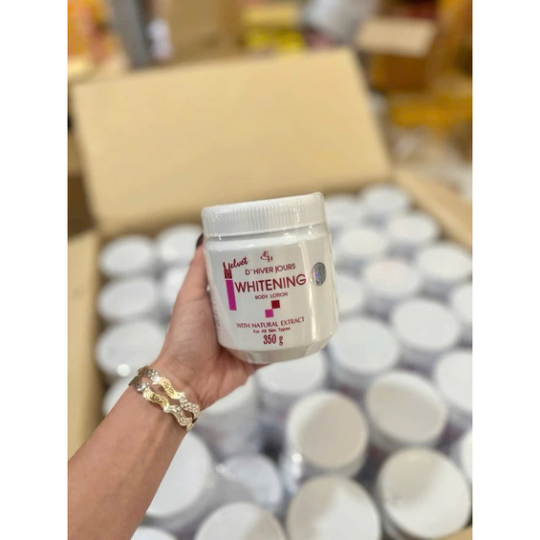 Lẻ 1 hộp 350g lotion velvet whitening chữ đỏ