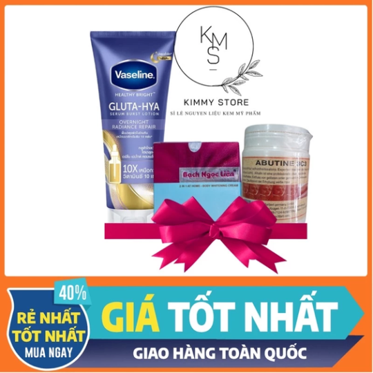 Bộ kem tẩy bạch ngọc liên xanh