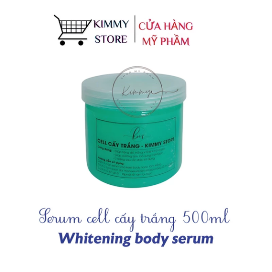 Lẻ hộp 500g cell cấy trắng sữa kích tẩy mạnh - whitening body serum