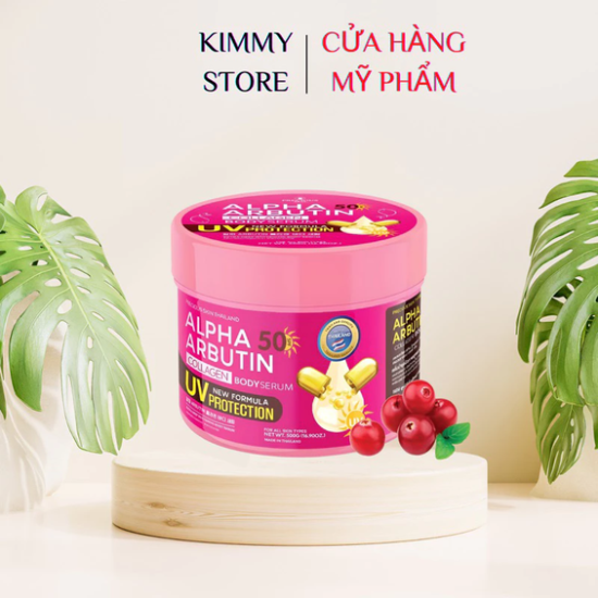 kem Alpha Arbutin collagen body serum SPF50