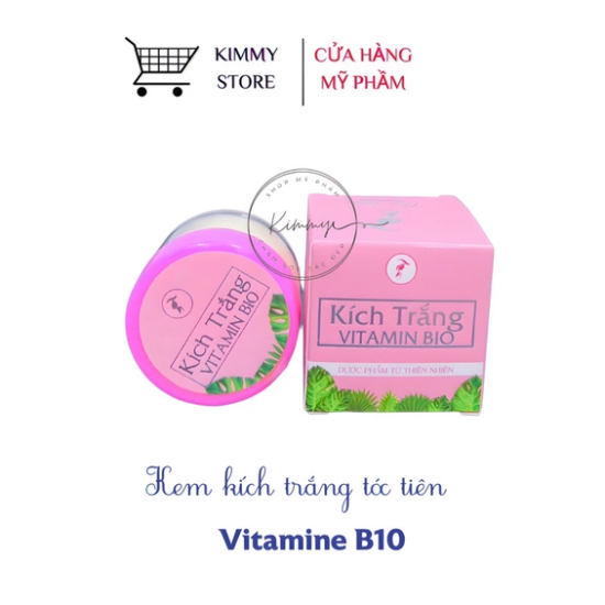 Cốt kích trắng B10 có hộp đựng + viên cấy trắng