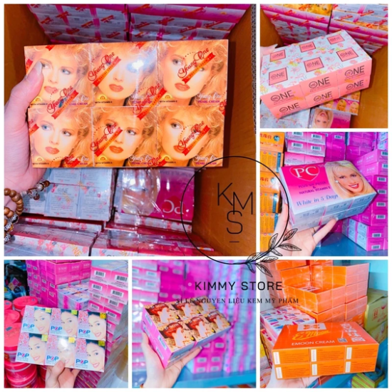 Lẻ hộp 12 hủ nhỏ kem dưỡng trắng da Meone Thái