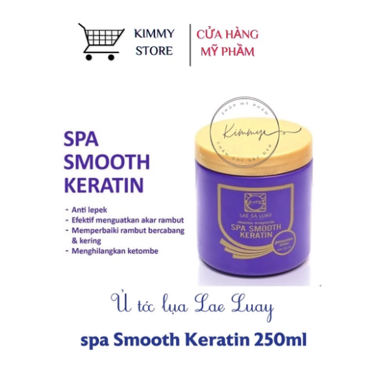 Ủ Tóc xả tóc lụa Keratin Lae sa Luay tím Thái lan 250ml