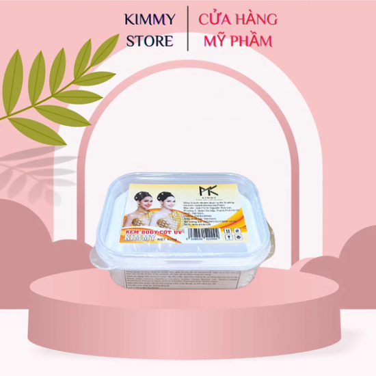Lẻ hộp 100g kem body cốt uv kimmy màu trắng