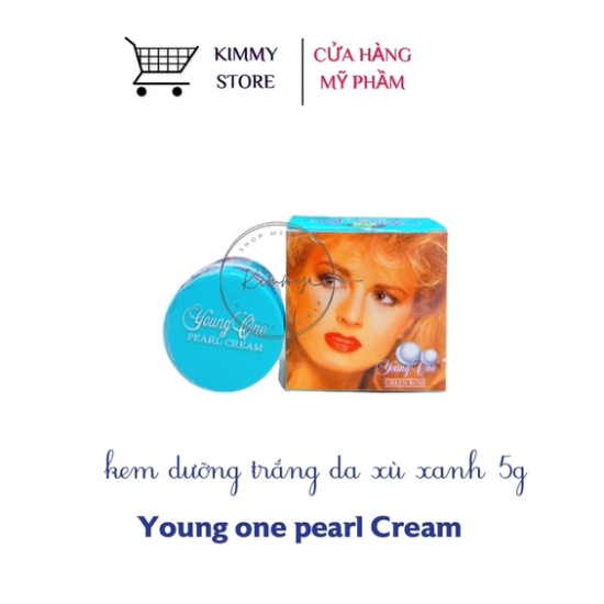 Kem dưỡng trắng da young one xanh 5g hàng cty