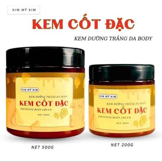 Kem cốt đặc kem dưỡng trắng da body Kim Mỹ Kim lẻ hộp 200g