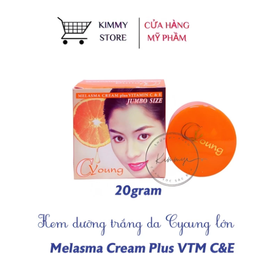 Lẻ hộp Kem Cyoung cam lớn 20g chuẩn thái