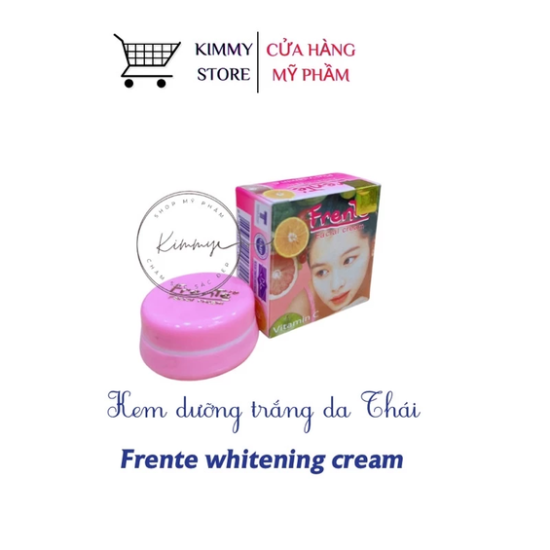 01 hộp kem trắng da Frente thái trái cây 5g