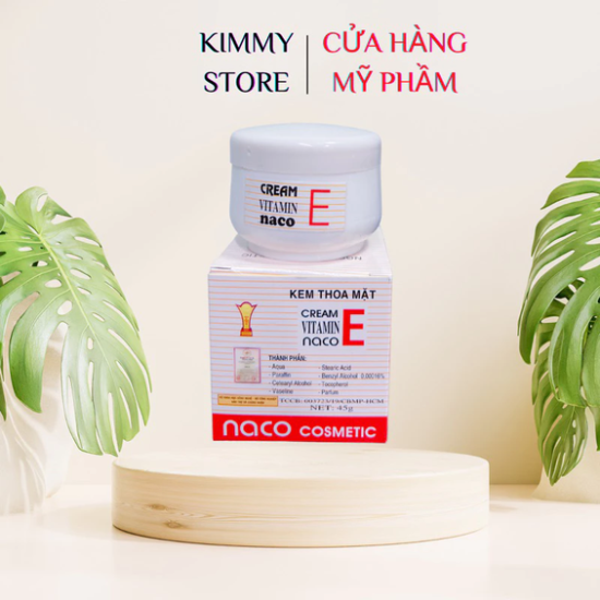 kem vitamin E NACO 3 mặt lẻ 1 hộp 45g